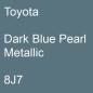 Preview: Toyota, Dark Blue Pearl Metallic, 8J7.